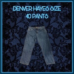 Denver Hayes Men's Dark Blue Relaxed Jeans
